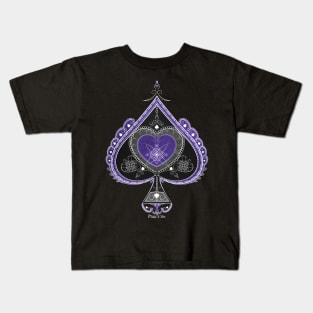 Delicate Ace of Spades Kids T-Shirt